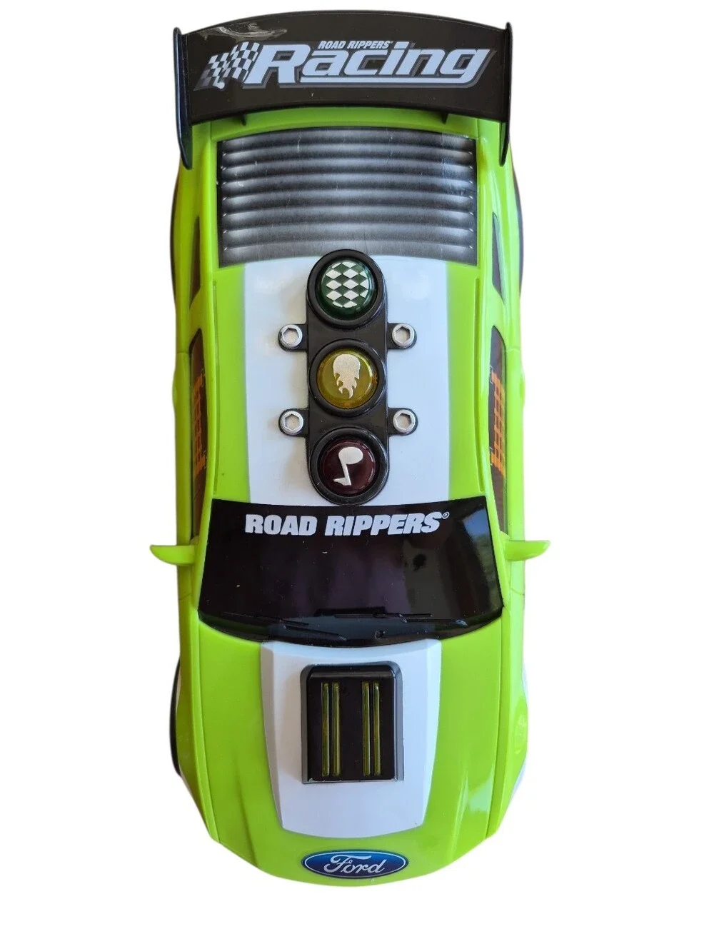 Toy State Kids Toy Car Road Rippers Ford Mustang GT Green 23 Come-Back Racers